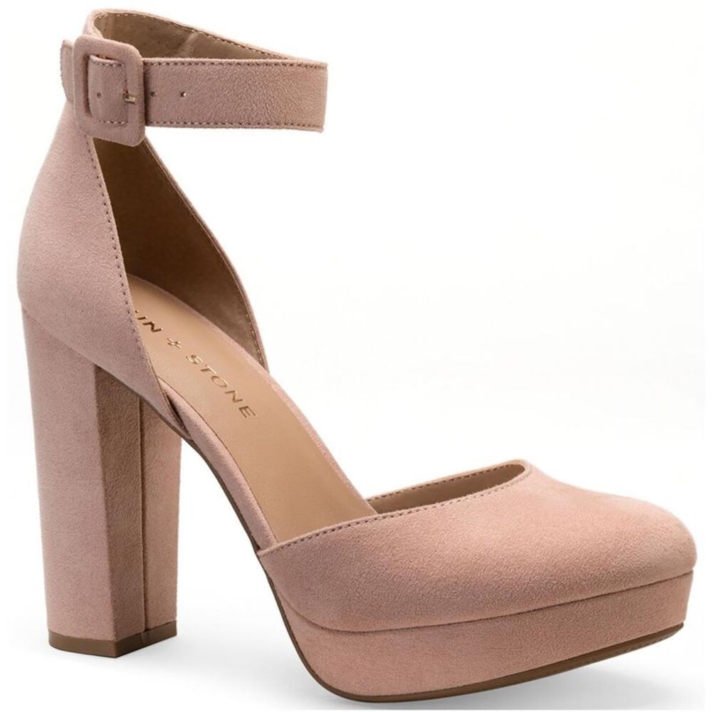 Sun + Stone Ankle Strap Heels